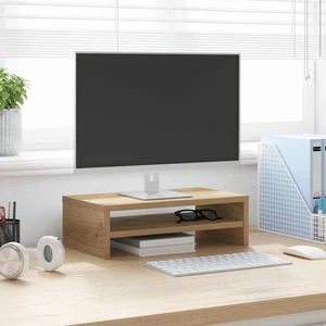 Monitorständer Holzwerkstoff Monitorerhöhung Bildschirm Mehrere Farben vidaXL - Bild 1 von 89