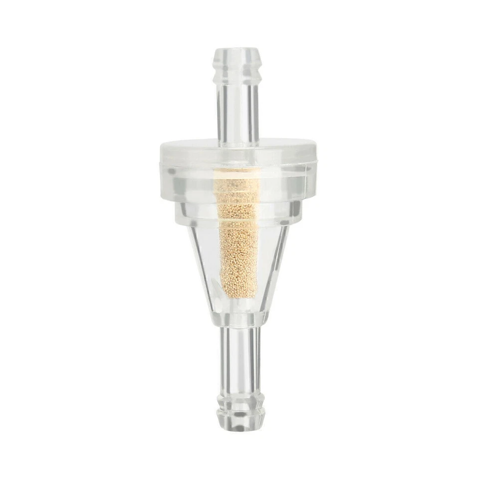 10x 1/4" 6.3mm Universal Motorcycle Small Engine Inline Carb Fuel Gas Filters - Image 1 of 4
