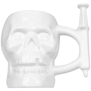 Fairly Odd Novelties FON-10235 Skull With Syringe Handle Ceramic Coffee Mug 1... - Picture 1 of 3