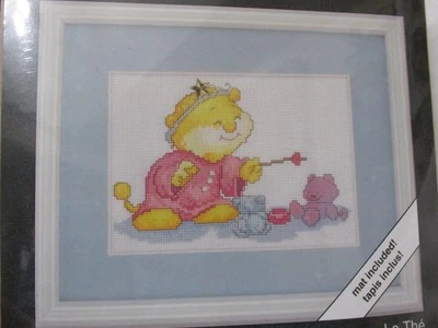 Kit de punto de cruz contado Weekenders The Tea Party con tapete Foto 1 de 3