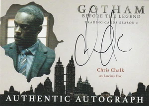 Cryptozoic Gotham Before the Legend Season 2 Chris Chalk autograph CC - Picture 1 of 1