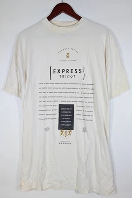 Vintage Express Tricot Fine Knit Clothing Single Stitch Shirt Size Large XL USA - Image 1 of 4