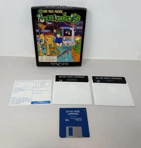 Oh Nein! More Lemmings IBM PC 3,5" & 5,25" Spiel mit Box - ohne Handbuch 1991 PSYGNOSIS - Bild 1 von 22
