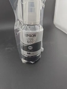 Bottiglia di inchiostro EPSON 502 scadenza 12-2028 (127 ml) nero - originale (sigillata) - Foto 1 di 5
