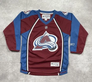 Colorado Avalanche Hockey NHL Jersey Youth Size L/XL Reebok Replica - Picture 1 of 14