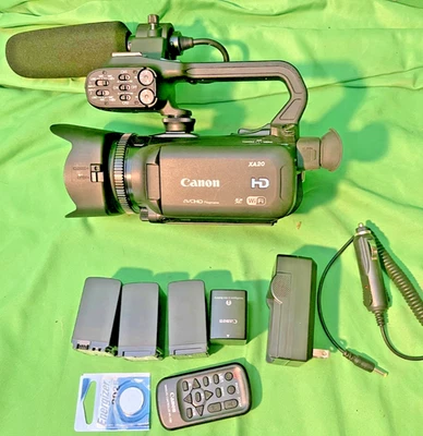 Canon Professional XA20 HD Camcorder - Black - GREAT CONDITION + MORE - Image 1 of 4