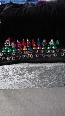 VTG SHATTERPROOF BUNDLE OF BELLS X 23 HANGING CHRISTMAS DECORATIONS INC 12 SWAN - Image 1 of 4