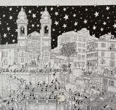 PUZZLE le formiche di fabio vettori ROMA IN BIANCO E NERO made in italy 1080 PEZ - Immagine 1 di 2