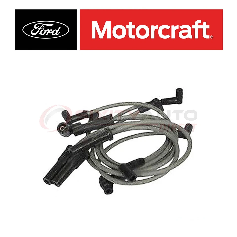 Motorcraft Spark Plug Wire Set for 1978-1983 Mercury Zephyr 2.3L L4 - Engine dr Foto 1 de 4