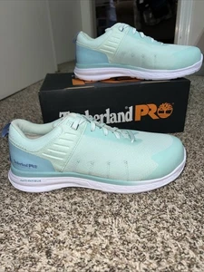 Timberland PRO Overdrive Composite Safety Toe Women’s Sneakers 9. Mint Green - Picture 1 of 5