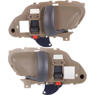 Interior Door Handle For 95-98 Chevrolet K1500 Set of 2 Front or Rear Beige - Image 1 of 4