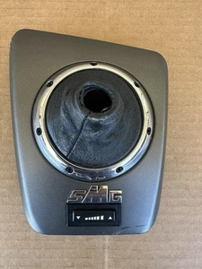 E46 M3 SMG SHIFTER BOOT SURROUND WITH SWITCH OEM 2001-2006 - Picture 1 of 10