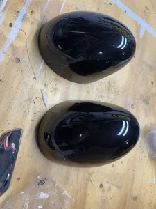 Used  F54 F55 F56 F57 F60 Black Mini Cooper Mirror Cap W Driver Projector Hole - Picture 1 of 6