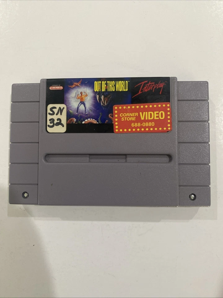 Out of This World SNES (Super Nintendo Entertainment System) Authentic Cart Only - Image 1 of 3