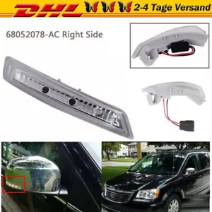 DHL Aussenspiegel Blinker Rechts für Chrysler Grand Voyager RT 08-19 #68052078AB - Bild 1 von 11