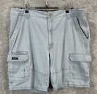Wrangler Shorts Mens 42 Gray Cargo Measures 42X10 Relaxed Fit Stretch Outdoors