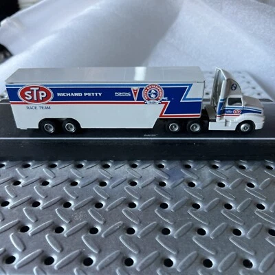 Richard Petty Signed STP Action Kenworth Tractor Trailer Transporter Semi NASCAR - Image 1 of 4