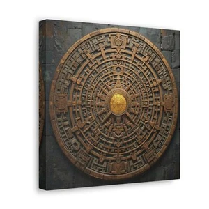 Leinwand Galerie Azteken Wandbild - Bild 1 von 5