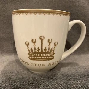 2015 Downton Abbey ceramic Coffee Cup mug with crown Emblem World Market - Picture 1 of 6