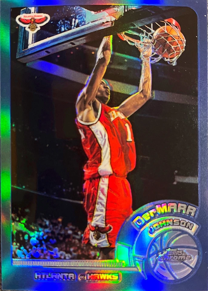 DerMarr Johnson Topps Chrome 02-03 #83 Refractor Atlanta Hawks - Image 1 of 1