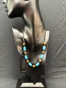 Collar Gargantilla Ojo de Tigre Lia Sophia Piedras Preciosas Suroeste - Imagen 1 de 13