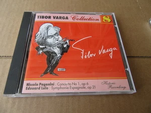 TIBOR VARGA violin PAGANINI CONCERTO 1 LALO SYMPH ESPAGNOLE Promo RARE CD SWISS - Picture 1 of 1