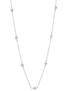 CRISLU Cubic Zirconia Pure Platinum Finish Dia. by the Yard- 16" Bezel NK -NEW! - Picture 1 of 3