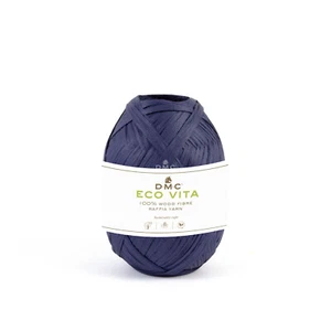 Rafia Eco Vita Rafia 50g Punto Ganchillo de Tejer Macrame Coloridos 071 Azul - Imagen 1 de 2