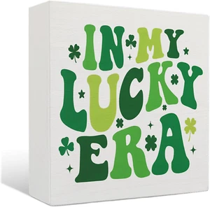 Patrick'S Day Wooden Signs - St Patricks Day Wooden Box Sign, St Patricks Day De - Picture 1 of 6