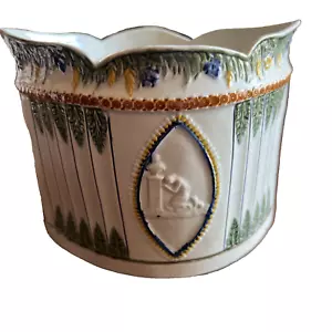 Rara zuccheriera Prattware Leeds; teiera abbinata venduta all'asta 2021 a 940€. - Foto 1 di 15