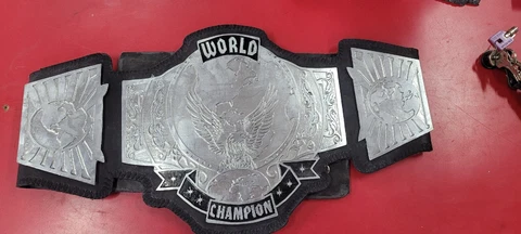Championship Belt Custom Wrestling Title Wwe Aew Roh Rare Cover