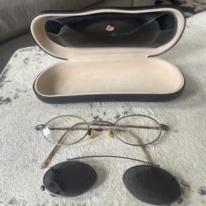 Vintage Advantage Eyewear 44023 Tortoise Metal Oval Clip-On Sun Eyeglasses - Picture 1 of 8