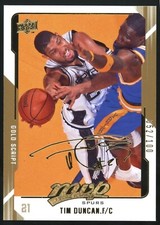 2008-09 Upper Deck MVP Gold Script #143 Tim Duncan 52/100 SPURS