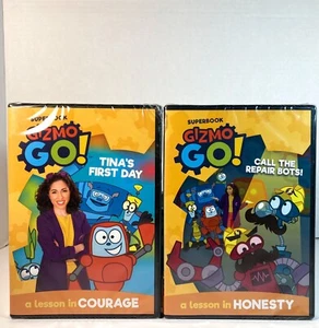 Superbook Gizmo Go A Lesson In Courage A Lesson In Honesty 2 DVD Lot • NEW - Picture 1 of 2