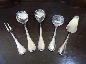 Robbe & Berking Modell FRANZÖSISCH PERL Satz 5 Vorleger Vorlegeteile 150er TOP - Picture 1 of 5