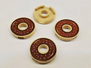 4x- Lego 2 x 2 Brauner Donut Neu - Bild 1 von 1