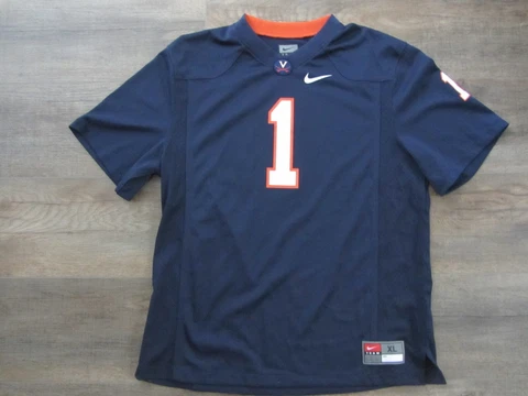 Virginia Cavaliers Nike NCAA College Football Jersey Youth XL Team Navy Blue Cover