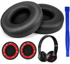 Replacement Ear Pads Beats Dr. Dre Solo 2 / 3 Wireless Headphone Black Earpads 