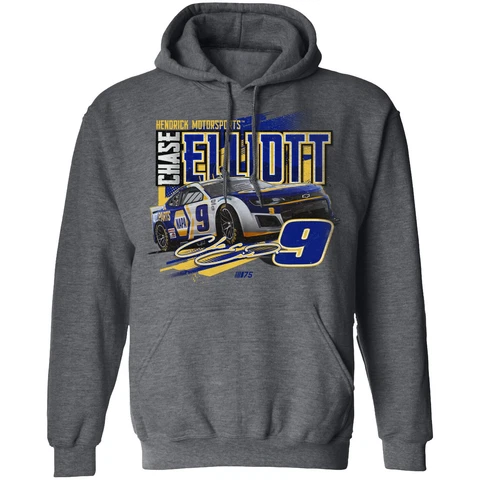 Chase Elliott 2023 NAPA Pit Road Hoodie Gray Cover