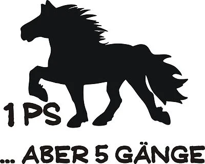 DER-PFERDESHOP Isländer Aufkleber Motiv 51-6 in div. Farben und Größen Islandpferde Wandtattoo