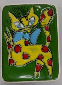 Plato de pared limpio Mid Century 🐈 "Atomic Kittie esk" 🐈 años 50 - Imagen 1 de 3