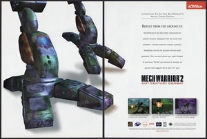 MECH WARRIOR 2: 31st Century Combat__Original 1997 print AD / ADVERT__Activision - Picture 1 of 3