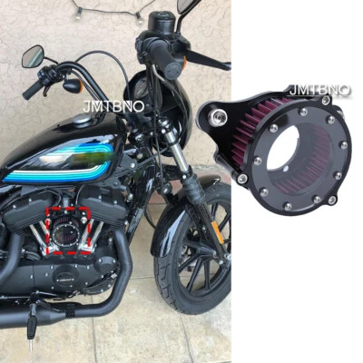 Система воздухоочистителя впускной фильтр комплект для Harley Sportster железа 883 1200 72 48  - Изображение 1 из 4