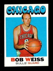 Bob Weiss Bulls Ex 1971-72 Topps #128 - Imagen 1 de 2