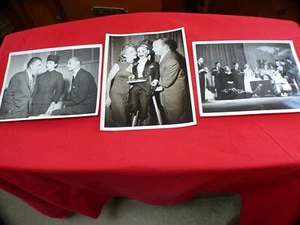 THREE 9" x 7" Studio Outtake Photos ED SULLIVAN SHOW TV + MUSIC STARS - Picture 1 of 10