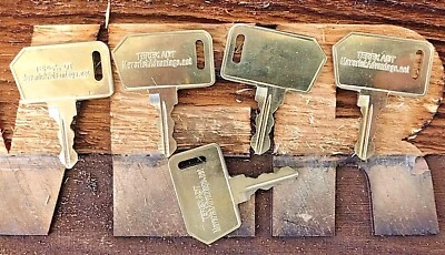  5 keys Terex Generation 7 Articulated Dump Truck ADT Ignition 14644 15271326 - Image 1 of 2