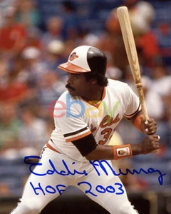 Eddie Murray Baltimore Orioles Signed 8x10 Photo reprint - Picture 1 of 1