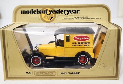 Matchbox Models of Yesteryear 1:35 Scale Y-5 1927 Talbot Taystee Bread - Image 1 of 3