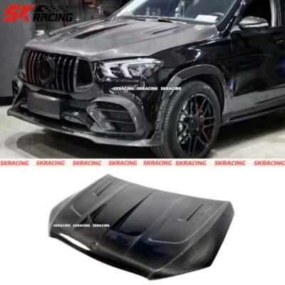 Cubierta del motor paneles del capó delantero de fibra de carbono para Mercedes Benz GLE53 GLE63 cupé Foto 1 de 4
