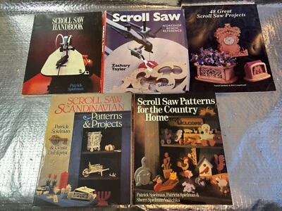 SCROLL SAW (5 Book Lot) PROJECTS,TECHNIQUE,PATTERNS,USAGE How To Be An Expert - Image 1 of 4